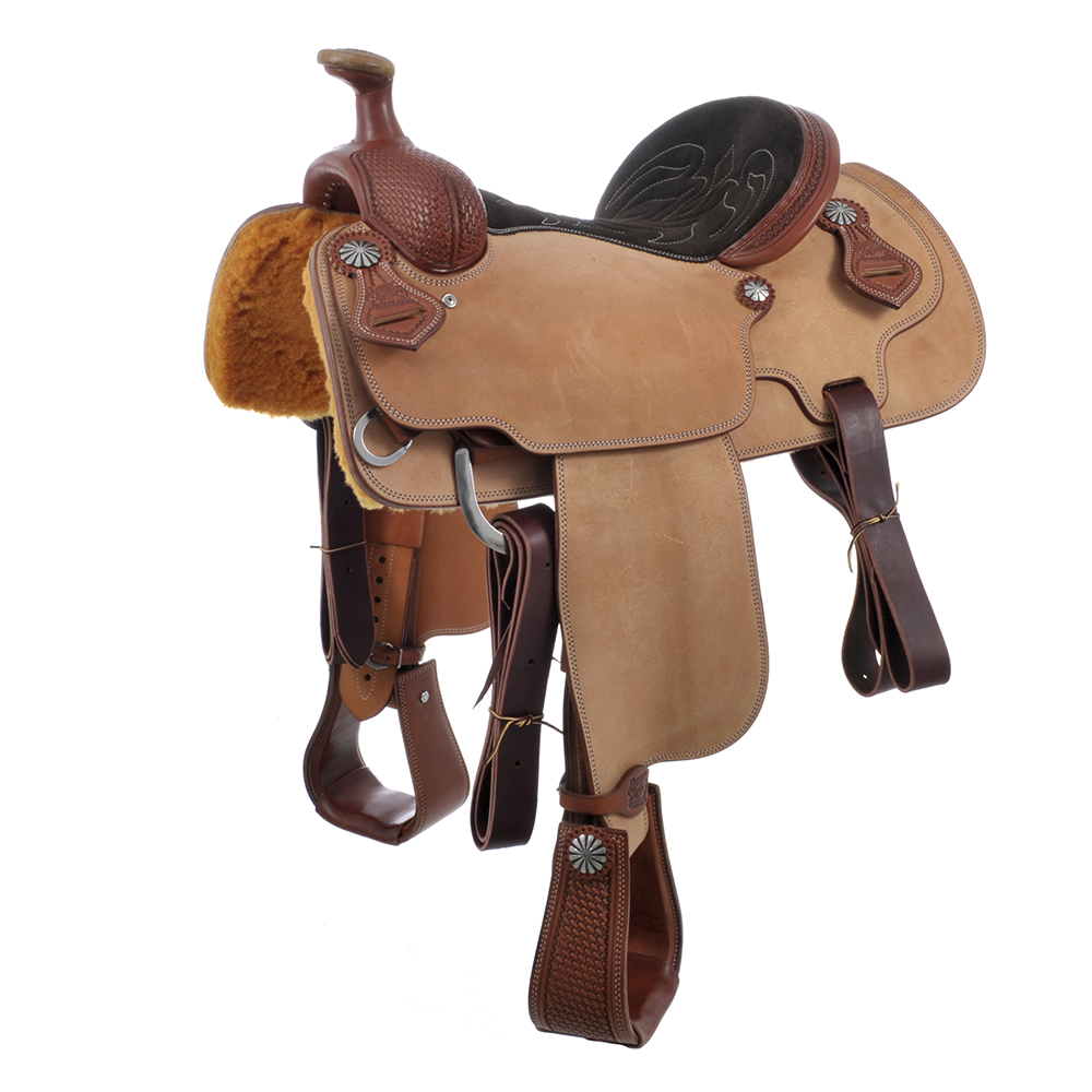 BURNS SADDLERY™ 1/2 BREED/WAFFLE SADDLE