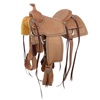 BURNS CUSTOM RUSSET ROPING SADDLE