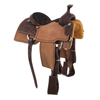 BURNS SADDLERY™TEAM ROPER /DBL CUT LINES