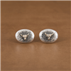 14K GOLD STEER CUFFLINKS (2 Available)