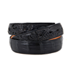 Black Alligator Billeted 1 1/2" Belt