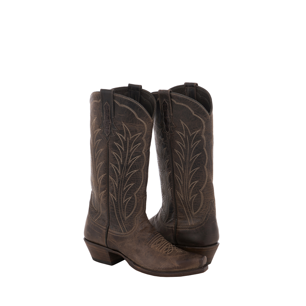 Ladies 13" Winn Tobac Goat Cowboy Boot