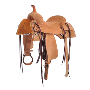 BURNS SADDLERY™ ROUGH OUT CUTTING SADDLE