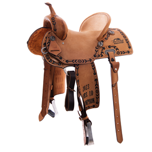 Burns Barrel Trophy Saddle - Arrow