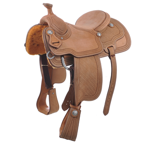 BURNS SADDLERY™ 14" CALF ROPER SADDLE