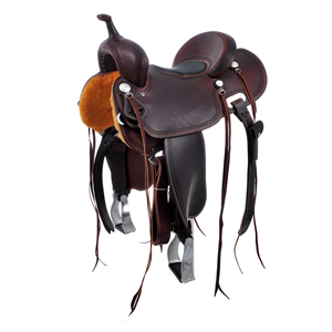 BURNS SADDLERY DARK CHESTNUT TRAIL 