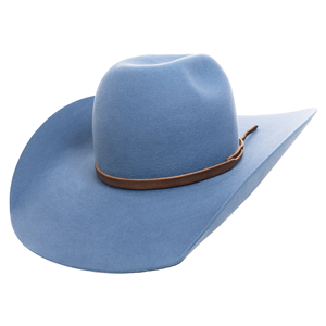 Cobalt Little Money Hat - With Leather Hatband