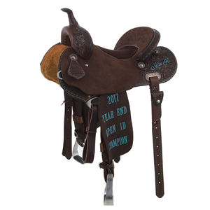 BURNS CUSTOM TROPHY BARREL SADDLE 