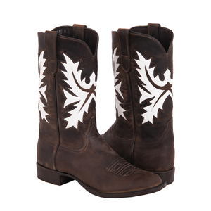 Men's Canella Goat White Fern Inlay Cowboy Boots