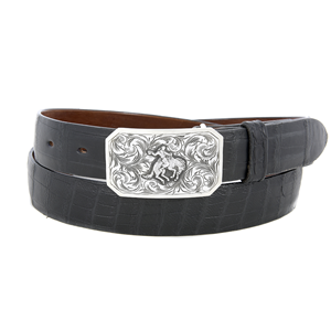 Plain Bronc High Polished Western Buckle