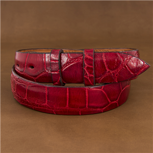 Red Alligator 1 1/4" Belt