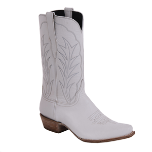 FS Ladies Cowboy 12-2 White Goat w/Winn Stitch